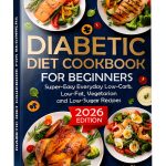 Vegetarian Low Carb Diabetes Cookbook by Healthy Eats Brand 231 Pages-0