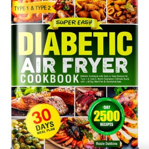 HealthPress Low Cholesterol Diabetes Cookbook - 346 Pages 2025 Edition-0