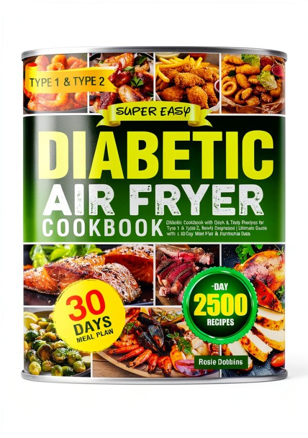 HealthPress Low Cholesterol Diabetes Cookbook - 346 Pages 2025 Edition-0