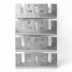 High-Speed Steel Planer Blades, 3-1/4 Inch 82mm Re-sharpenable Blades Replacement for Makita 1900B, KP0810, Dewalt DCP580, DW6655,Bosch 1594 and Most Handheld Planer, 4 Pcs Blades-0