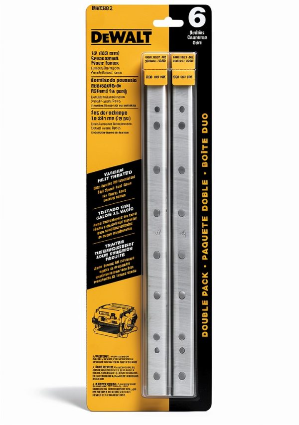 DEWALT Planer Blades, Heat Treated, Double Sided, 13-Inch, 2-Pack (DW7352-2)-0
