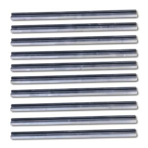 FOXBC 3-1/4 Inch Planer Blades, 10 Pack 82mm Planer Blades Replacement for Bosch, Makita, DeWalt, Wen 6530, Ryobi, Craftsman and More 3-1/4 Hand Portable Planers (HSS)-0