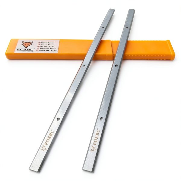 FOXBC 12-1/2-Inch Planer Blades for Delta 22-560, 22-565, TP305, TP400LS Planer, Replace 22-562 - Set of 2-0