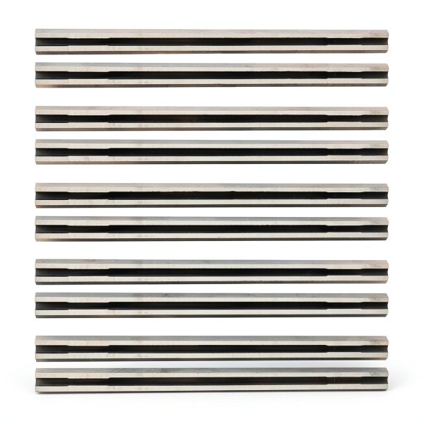 FOXBC 3-1/4 Inch Industrial Carbide Hand Planer Blades for Craftsman CMEW300, Milwaukee M18, Makita, DeWalt, Bosch, Wen, Ryobi and Most 3-1/4 Planer (10 Pack)-3