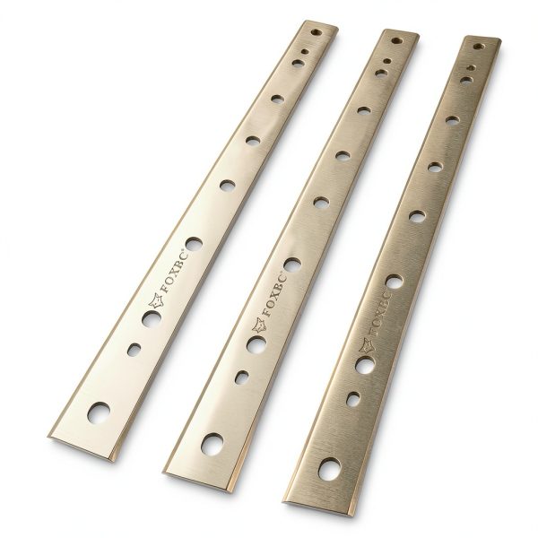 FOXBC 12-1/2 Inch Titanium Planer Blades Replacement for DeWalt DW734 Planer, Replace DW7342 - Set of 3-1
