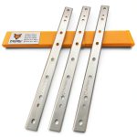 FOXBC 12-1/2 Inch Titanium Planer Blades Replacement for DeWalt DW734 Planer, Replace DW7342 - Set of 3-0